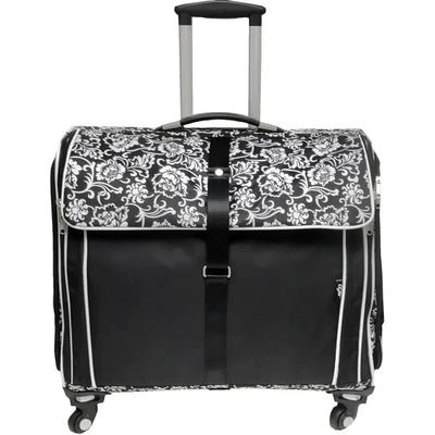 Black Damask Ultimate Machine & Scrapbooking Tote - CGull