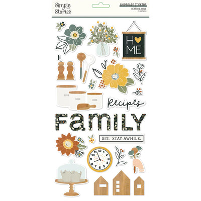 Hearth & Home 6" x 12" Chipboard - Simple Stories