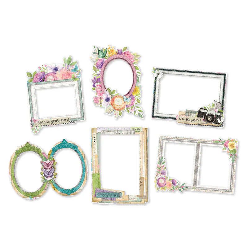 View 2 of Simple Vintage Life in Bloom Chipboard Frames - Simple Stories