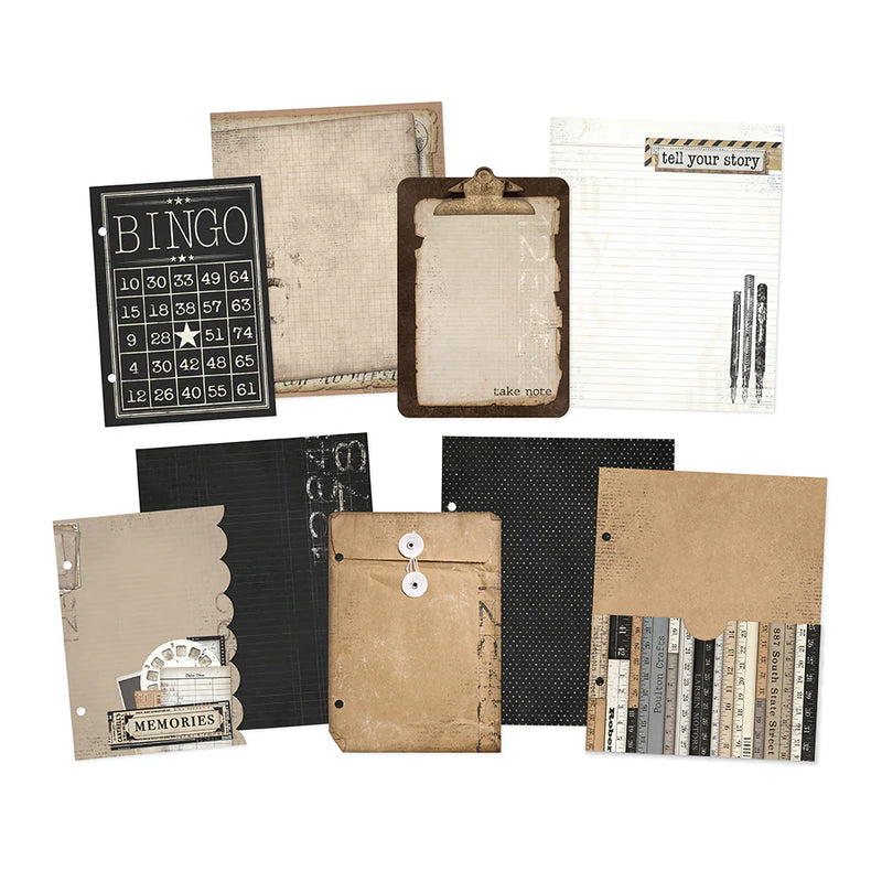 SN@P Binder Simple Vintage Essentials- Simple Stories