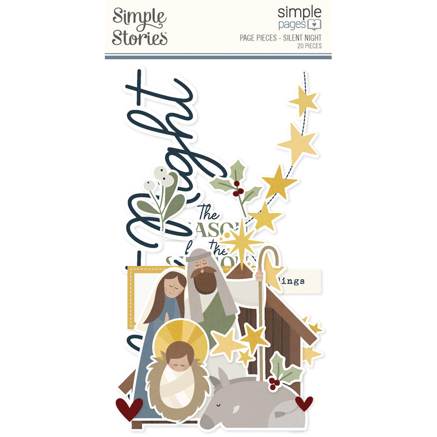 Silent Night Simple Pages Page Pieces - Simple Stories