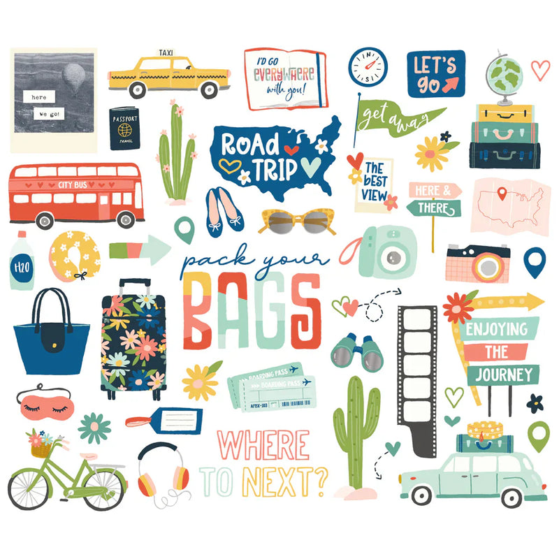 View 2 of Pack Your Bags Bits & Pieces - Simple Stories