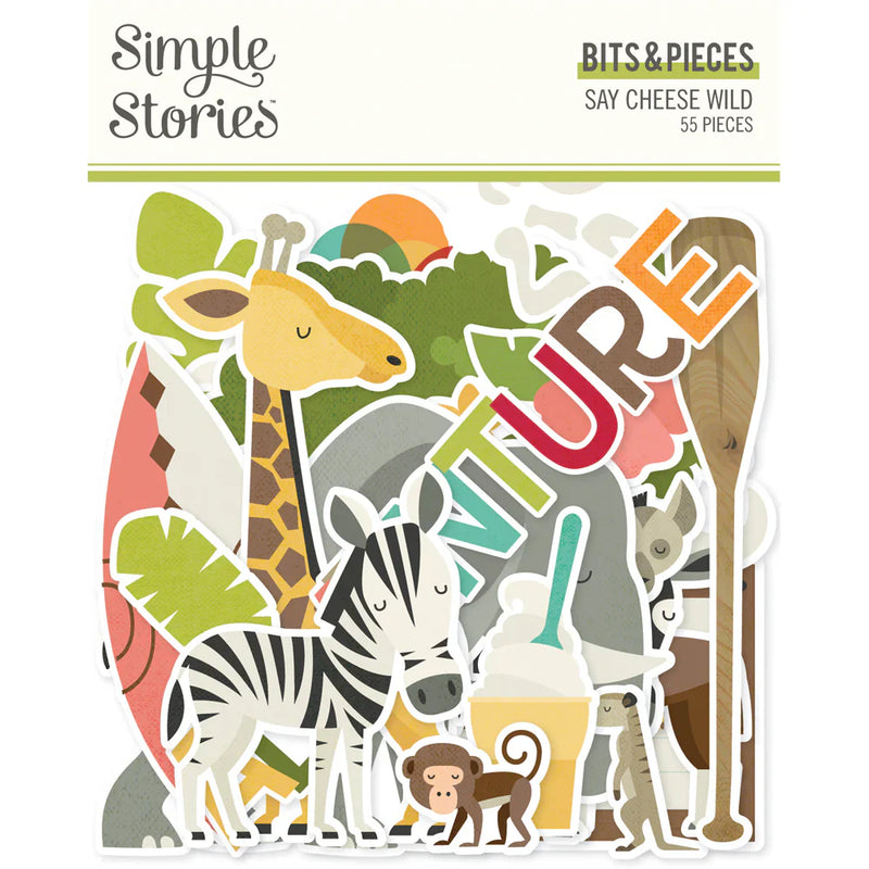 Say Cheese Wild Bits & Pieces - Simple Stories