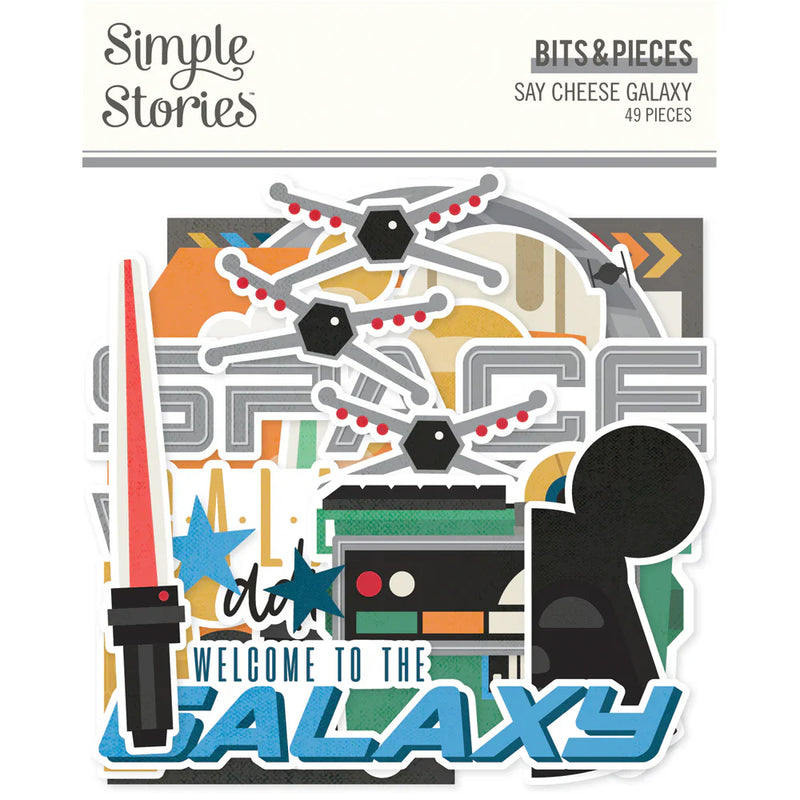 Say Cheese Galaxy Bits & Pieces - Simple Stories