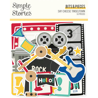 Say Cheese Tinseltown Bits & Pieces - Simple Stories