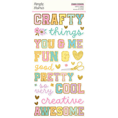 Crafty Things Foam Stickers - Simple Stories