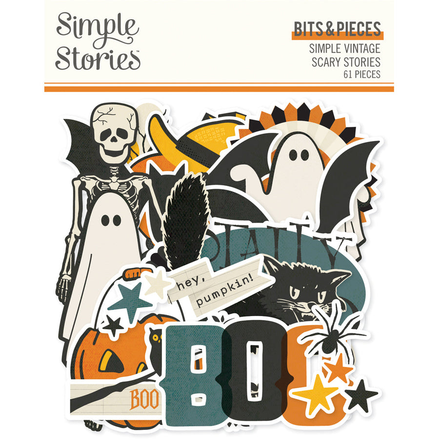 Simple Vintage Scary Stories Bits & Pieces - Simple Stories