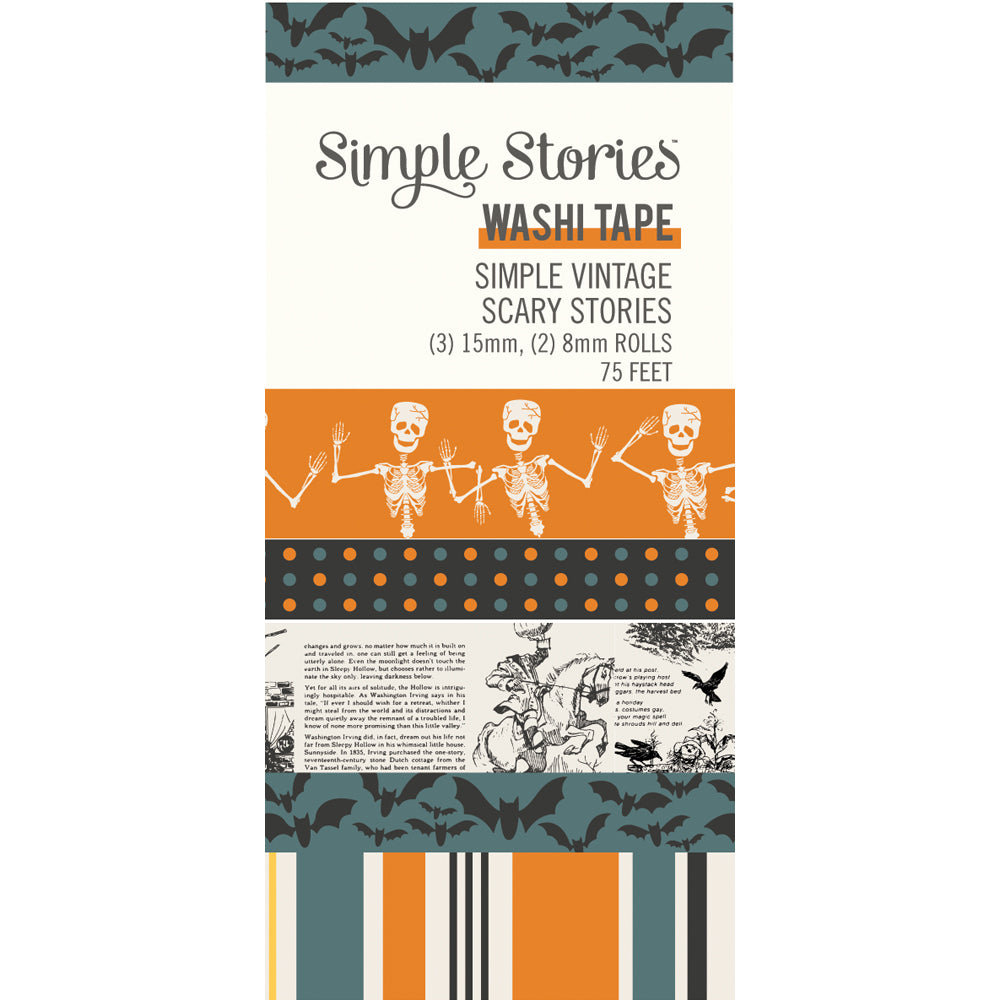 Simple Vintage Scary Stories Washi Tape - Simple Stories