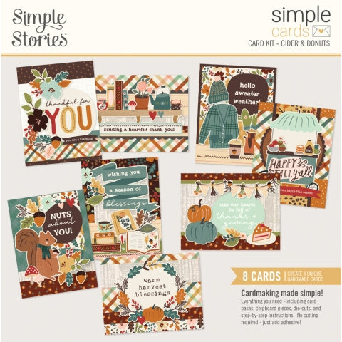 Cider & Donuts Simple Cards Card Kit - Simple Stories