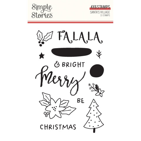 Santa's Village Stamps - Simple Stories