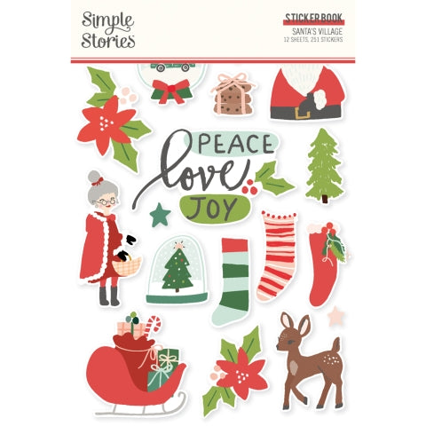 Santa's Village Sticker Book - Simple Stories