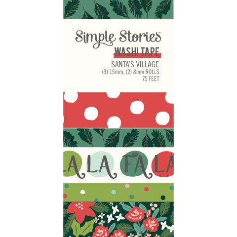 Santa's Village Washi Tape - Simple Stories