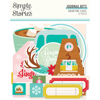 Snow Pine Lodge Journal Bits & Pieces - Simple Stories