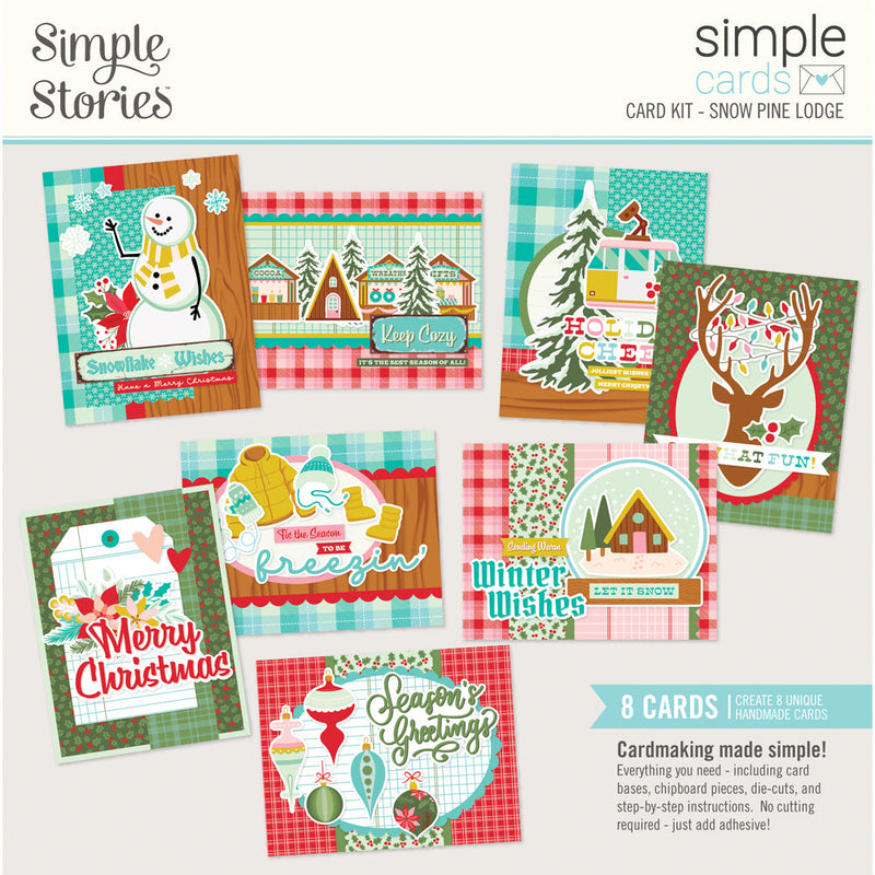 Snow Pine Lodge Simple Cards Card Kit - Simple Stories