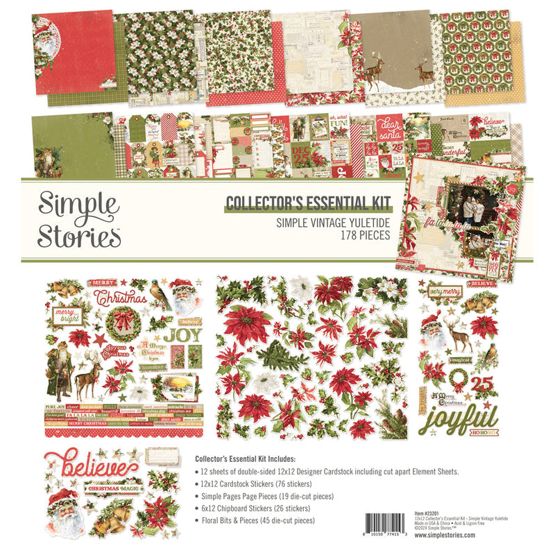 Simple Vintage Yuletide Collectors Essentials Kit - Simple Stories