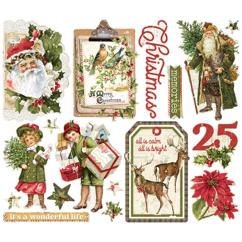 View 2 of Simple Vintage Yuletide Big Bits - Simple Stories