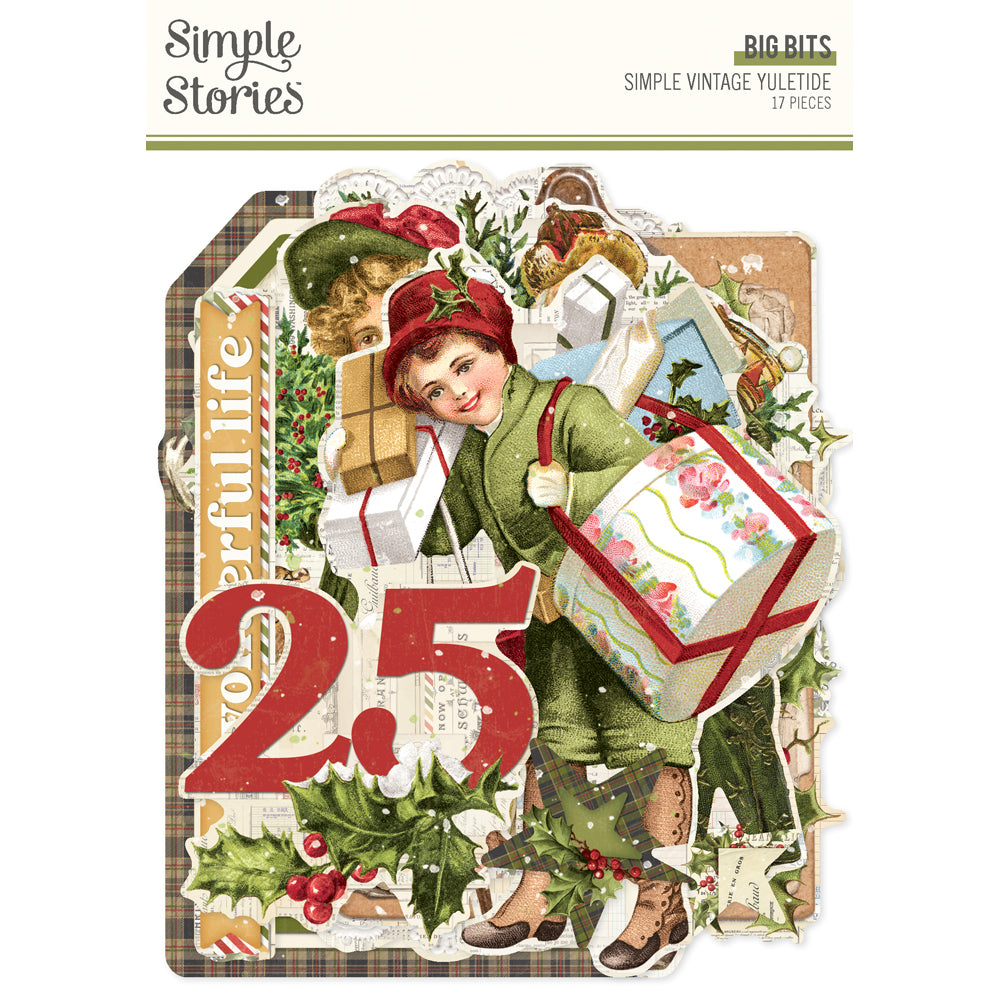 Simple Vintage Yuletide Big Bits - Simple Stories