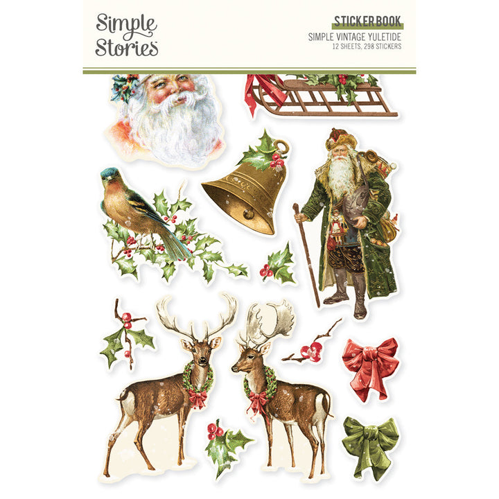 Simple Vintage Yuletide Sticker Book - Simple Stories