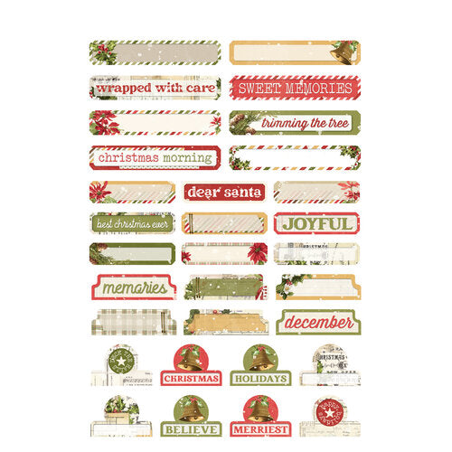 View 6 of Simple Vintage Yuletide Sticker Book - Simple Stories