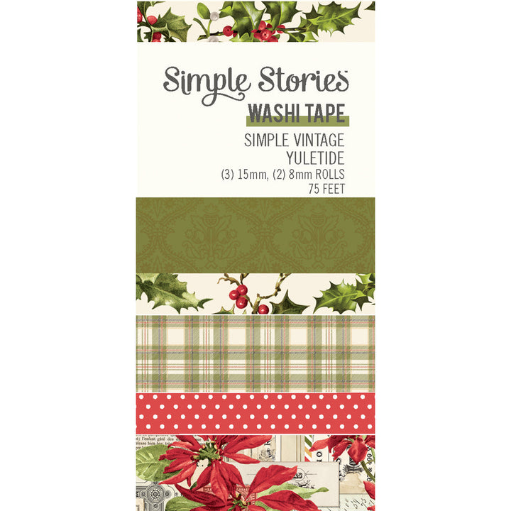 Simple Vintage Yuletide Washi Tape - Simple Stories