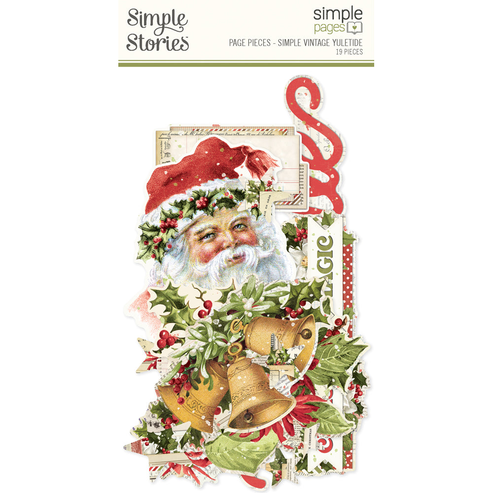 Simple Vintage Yuletide Simple Pages Page Pieces - Simple Stories