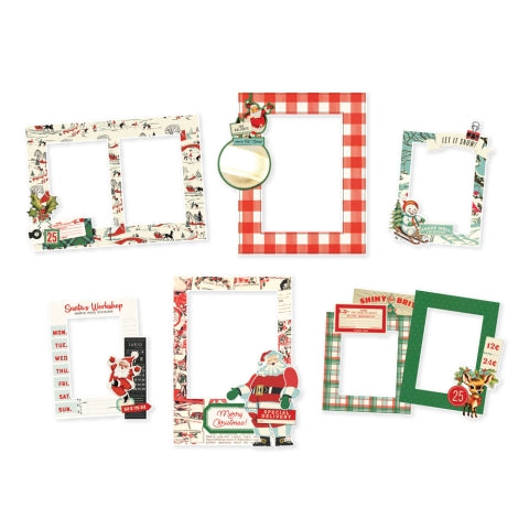 View 2 of Simple Vintage Holly Jolly Chipboard Frames - Simple Stories