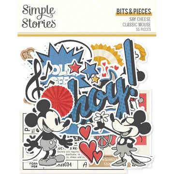 Say Cheese Classic Mouse Bits & Pieces - Simple Stories