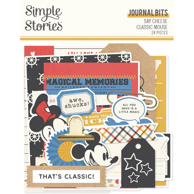 Say Cheese Classic Mouse Journal Bits & Pieces - Simple Stories