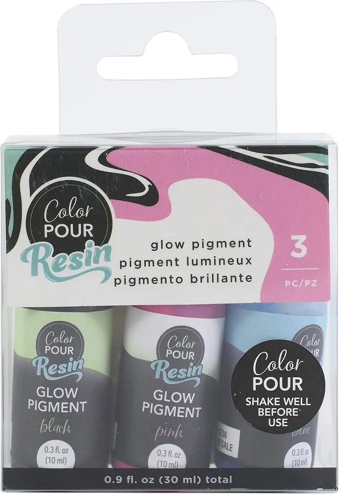 Dye Color Pour Resin Pk Glow - American Crafts