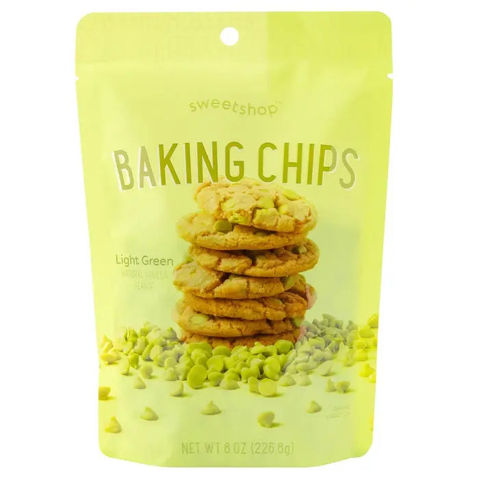 Light Green Baking Chips - Sweetshop