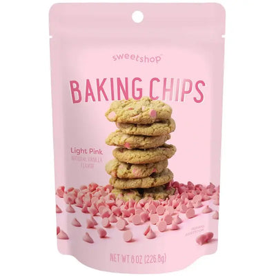 Light Pink Baking Chips - Sweetshop