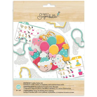 Cookie Cutter Set - Birthday 18 Pieces - American Crafts