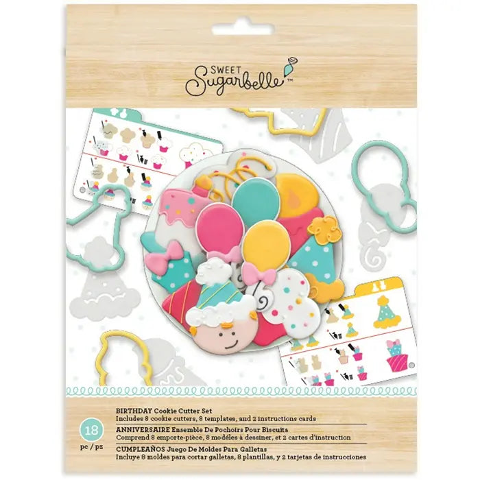 Cookie Cutter Set - Birthday 18 Pieces - American Crafts