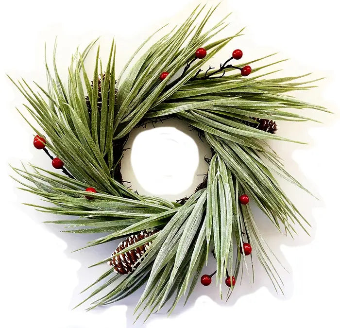 Dawn Grass Christmas Wreath - Foundations Decor