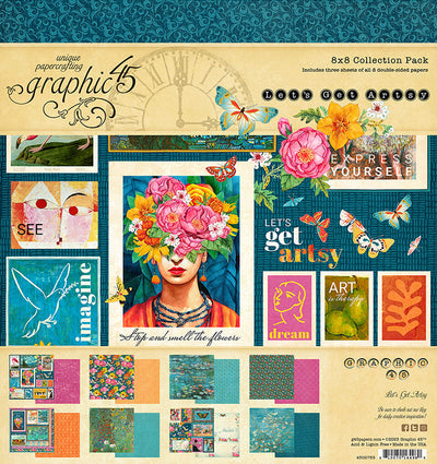 Let's Get Artsy 8" x 8" Collection Pack - Graphic 45