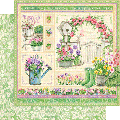 View 2 of Grow with Love 8" x 8" Collection Pack - Graphic 45