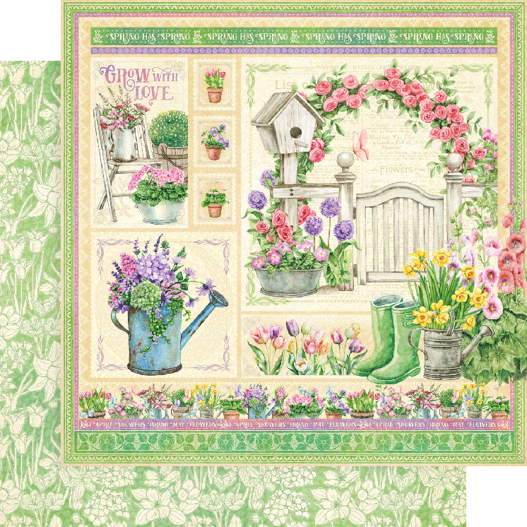 View 2 of Grow with Love 8" x 8" Collection Pack - Graphic 45