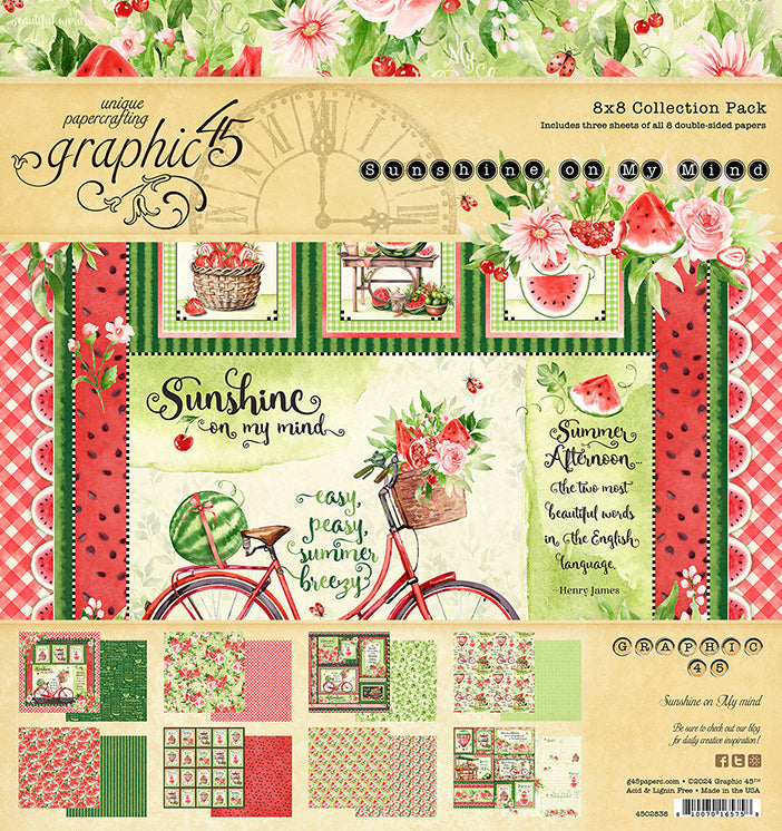 Sunshine on my Mind 8" x 8" Collection Pack - Graphic 45