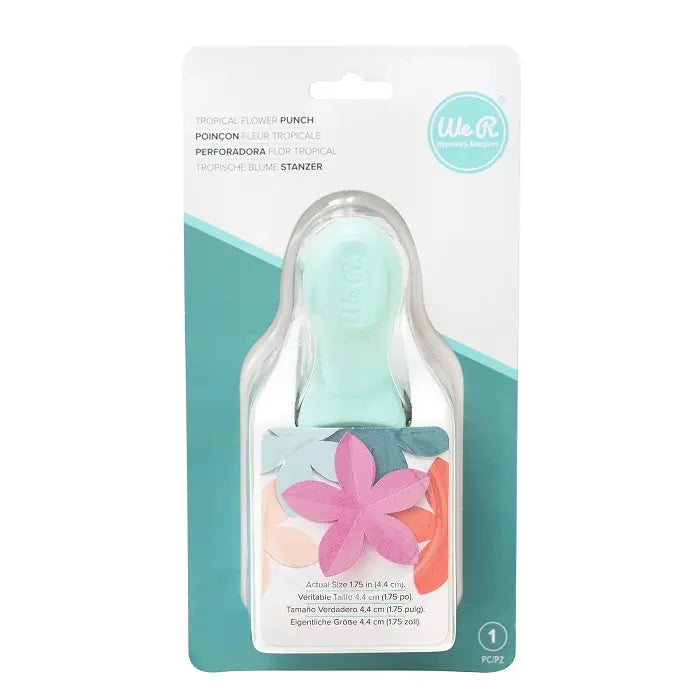 Embossing Punch Tropical Flower - We R Memory Keepers