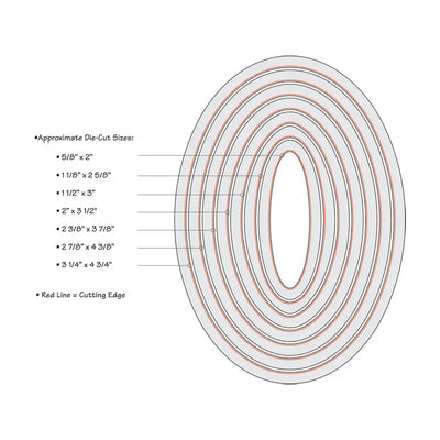 View 3 of Ovals Framelits Die Set - Sizzix