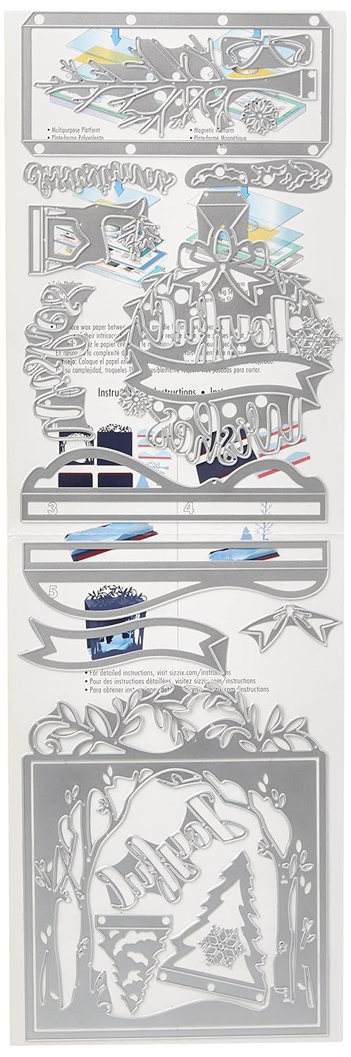 View 2 of Holiday Shadowbox Thinlits Die Set by Katelyn Lizardi - Sizzix