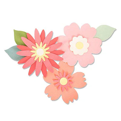 Bold Blossoms Bigz Die by Laura Kate - Sizzix