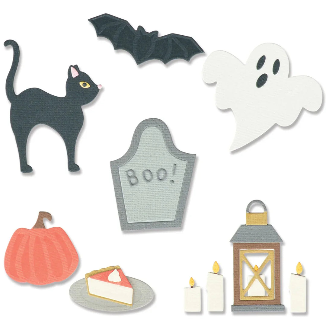 Halloween Motifs Thinlits Die set 14PK by Jennifer Ogborn - Sizzix