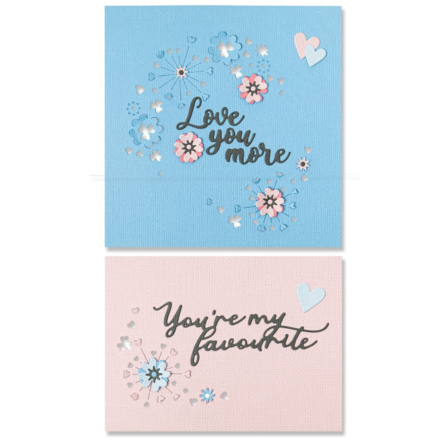 Cut-Pop Valentine Thinlits Die Set - Olivia Rose - Sizzix