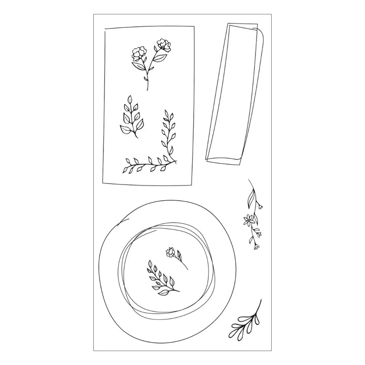 Drawn Frames Clear Stamps Set - Lisa Jones - Sizzix