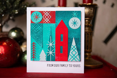 View 5 of Holiday Blocks Thinlits Die Set by Tim Holtz - Sizzix