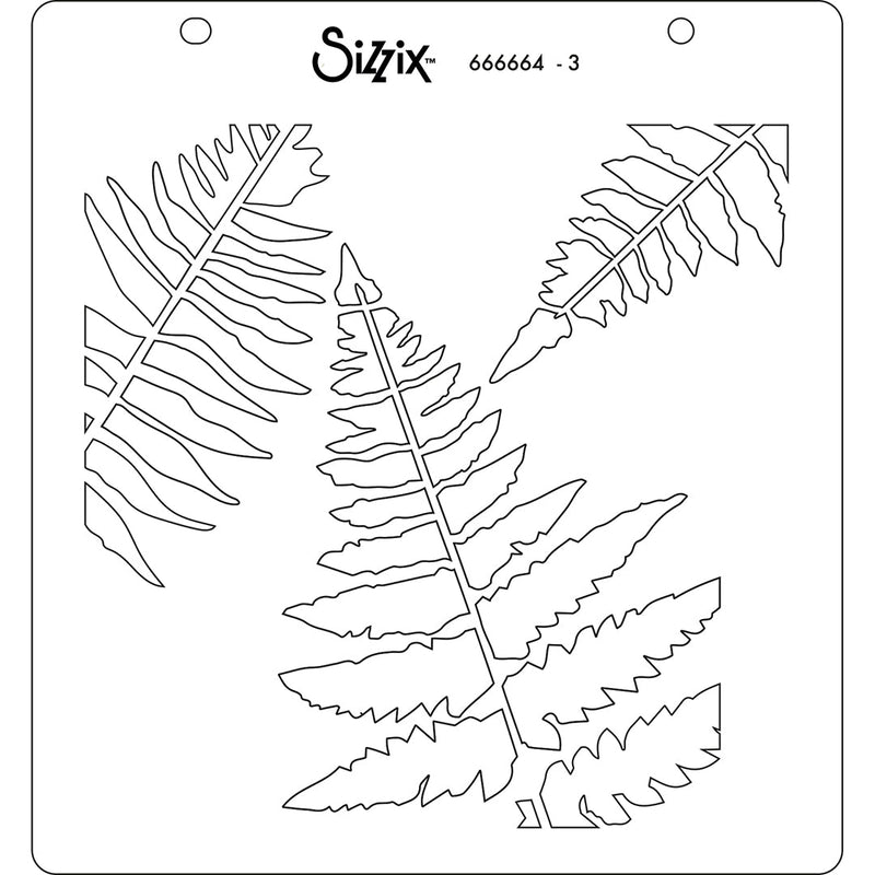 View 5 of Fern Layered Stencil - Sizzix