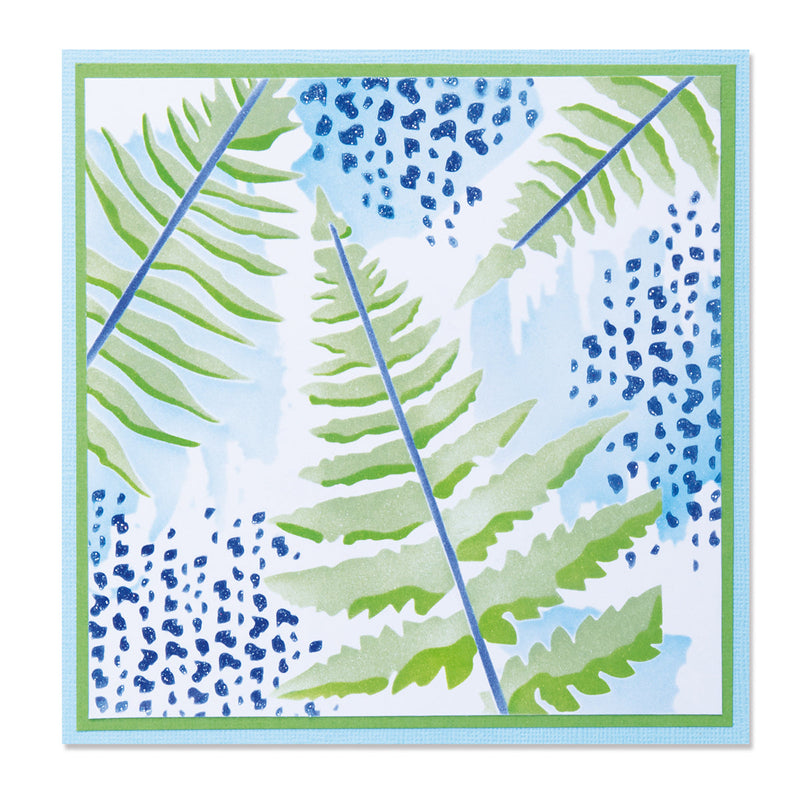 View 7 of Fern Layered Stencil - Sizzix