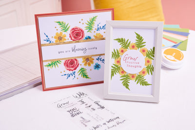 View 3 of Born to Bloom Clear Stamps Set - Sizzix