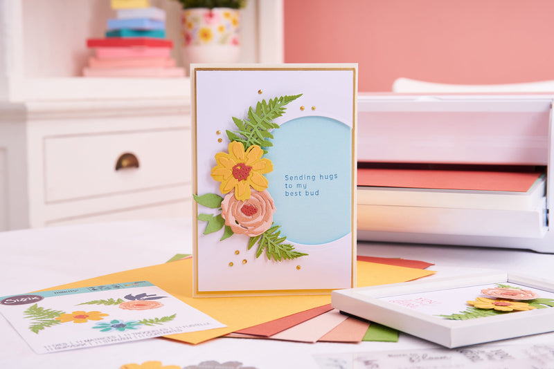 View 3 of Flowers & Fern Thinlits Die Set - Sizzix